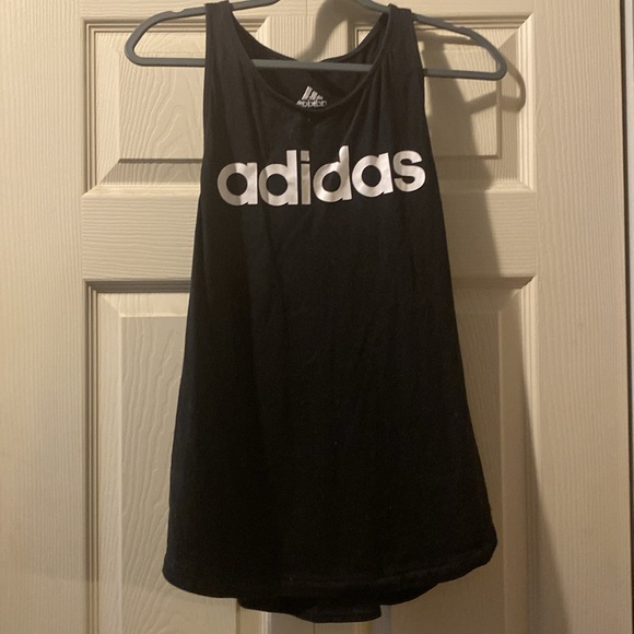 Women’s Adidas black racer back tank - Picture 6 of 7